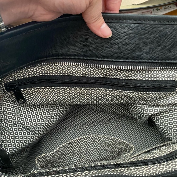 Brighton Casablanca Large Tote Black White Moroccan Everything Bag EUC - Picture 9 of 10